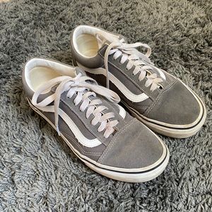Super cute grey vans